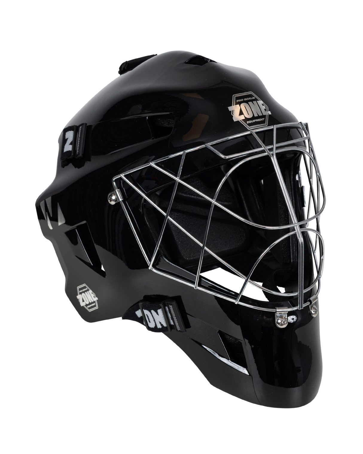 Zone Goalie Mask UPGRADE PRO CAT EYE CAGE Black/Silver 26/27